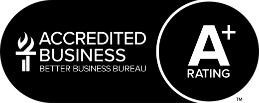 BBB Accredited Business, A+ rating