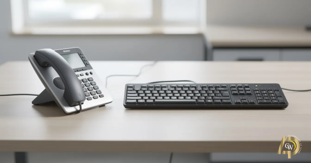Local IT Business Phone & Keyboard