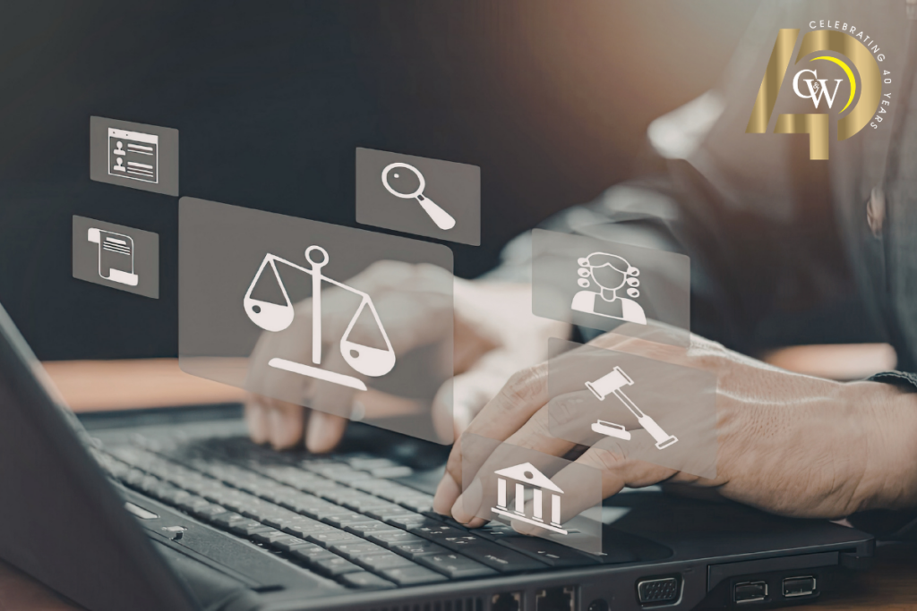 Man typing on computer about the Florida data compliance 2026