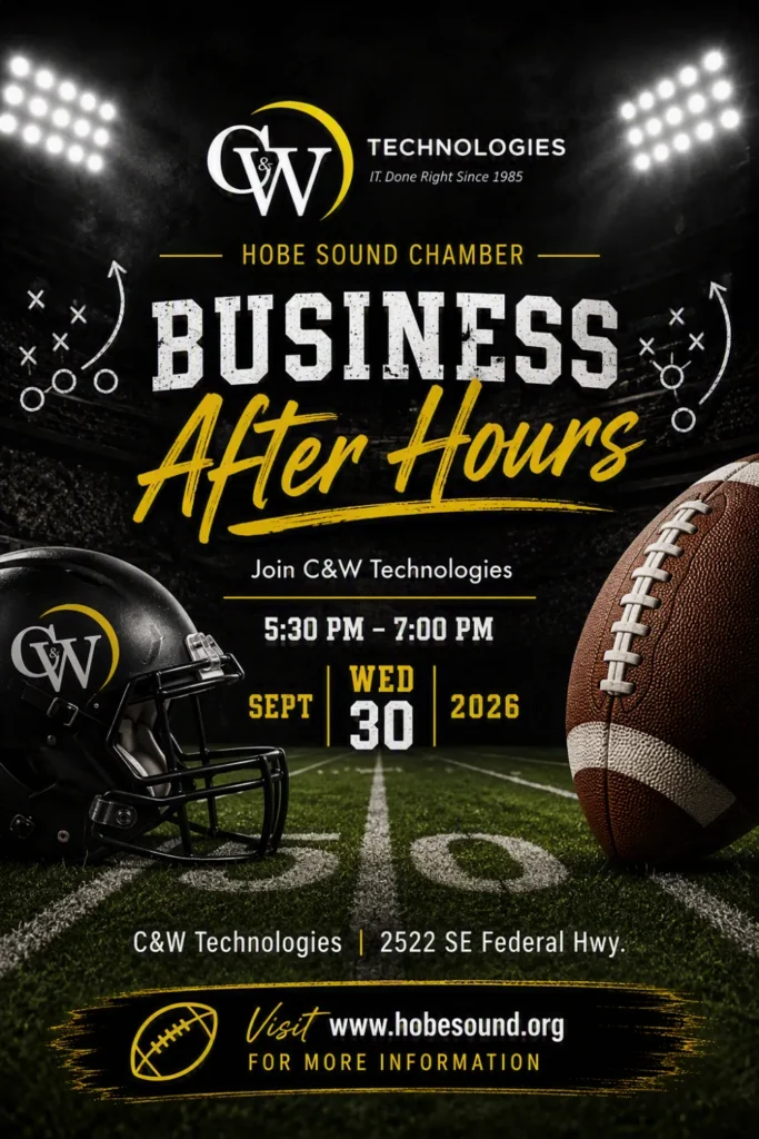 Hobe Sound Chamber Business After Hours at C&W Technologies